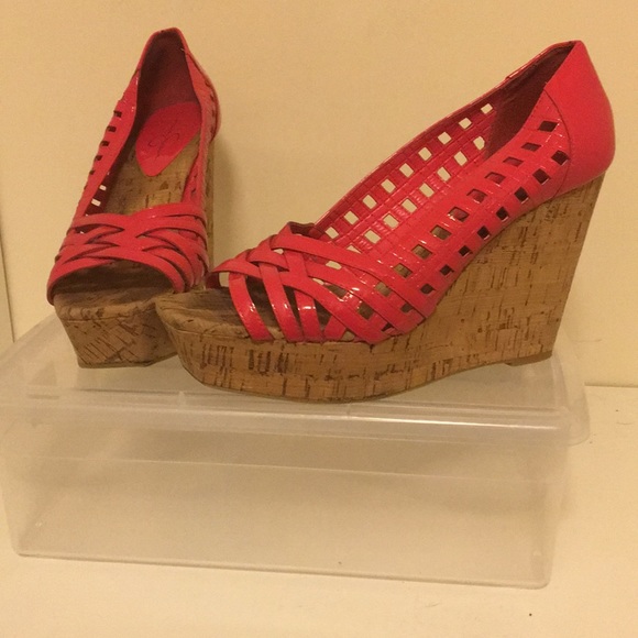 Hot Pink Wedges - Picture 1 of 1
